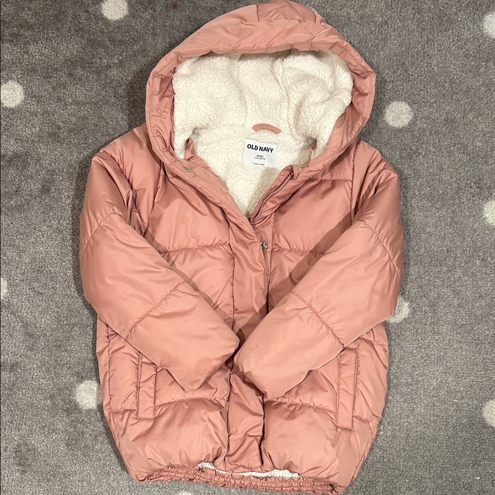 Old Navy Kids Blush Puffer Jacket